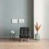 Fauteuil convertible banquette gris foncé pieds chromés CUSCO