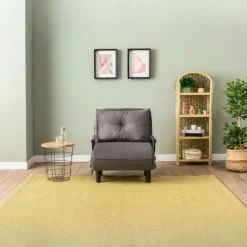 Fauteuil convertible écru inclinaison réglable 175 cm IBARRA