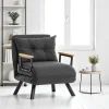 Fauteuil convertible gris foncé - coussin assorti MODI