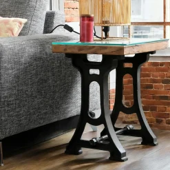 Fauteuil de table moderne en velours bleu (lot de 2) HAWAI