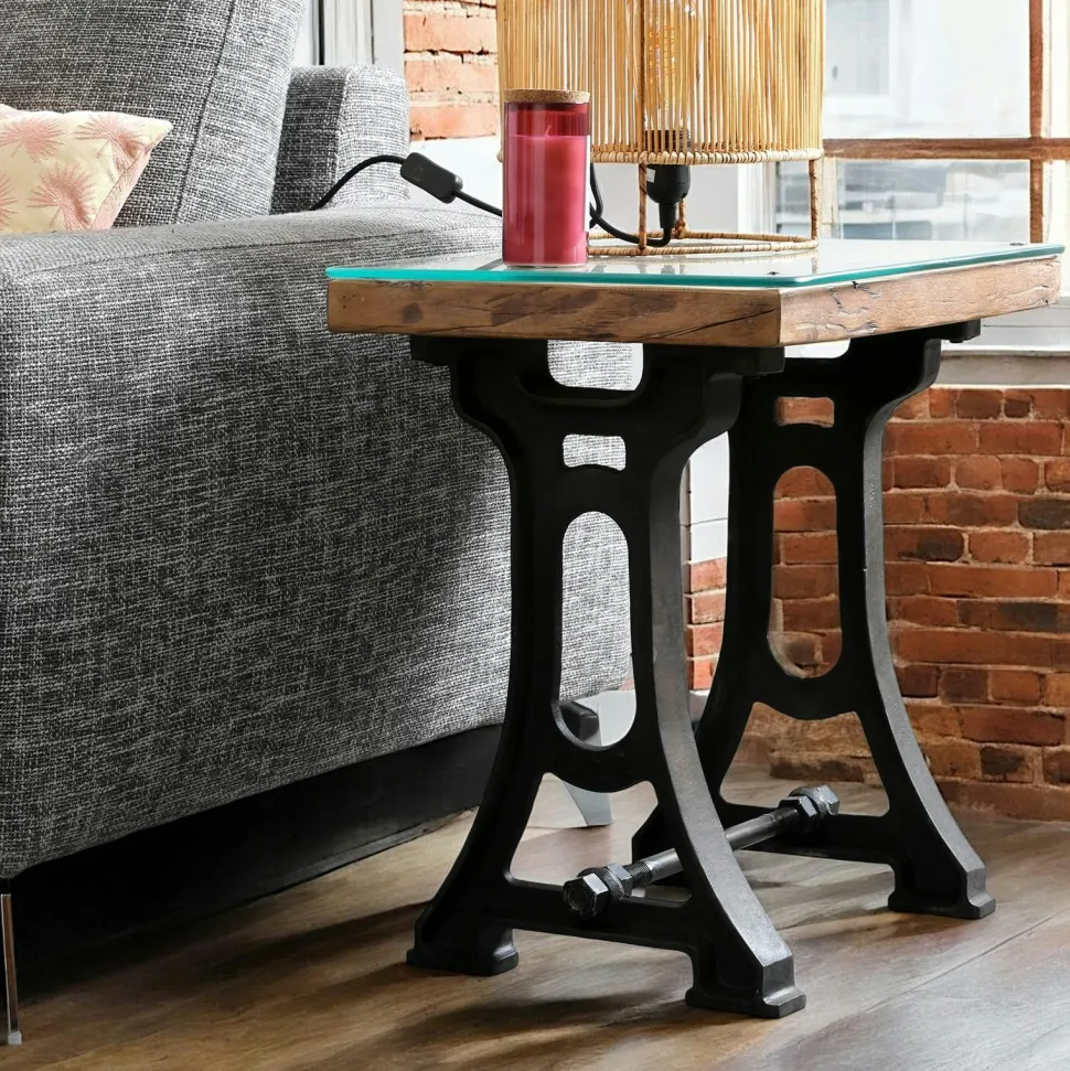Fauteuil de table moderne en velours bleu (lot de 2) HAWAI