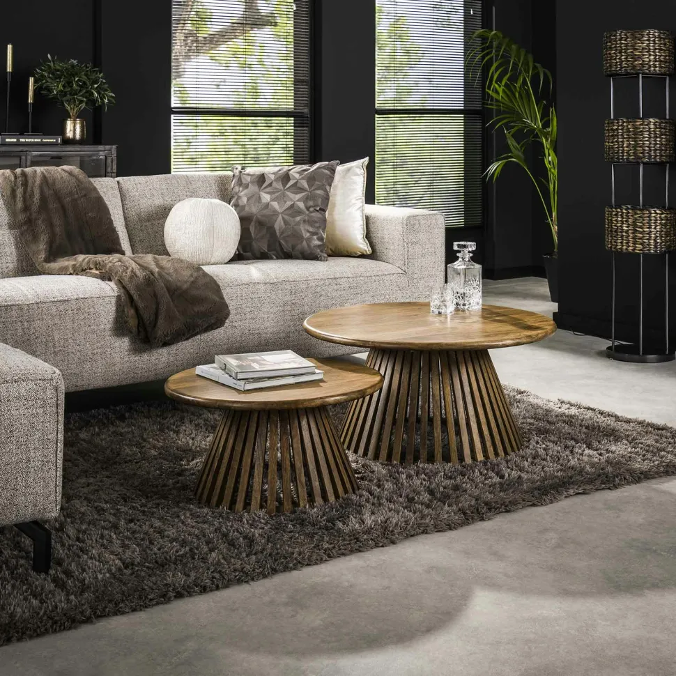 Fauteuil détente gris pivotant avec repose-pieds IENA