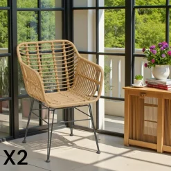 Fauteuil en rotin synthétique (lot 2) GRENADE