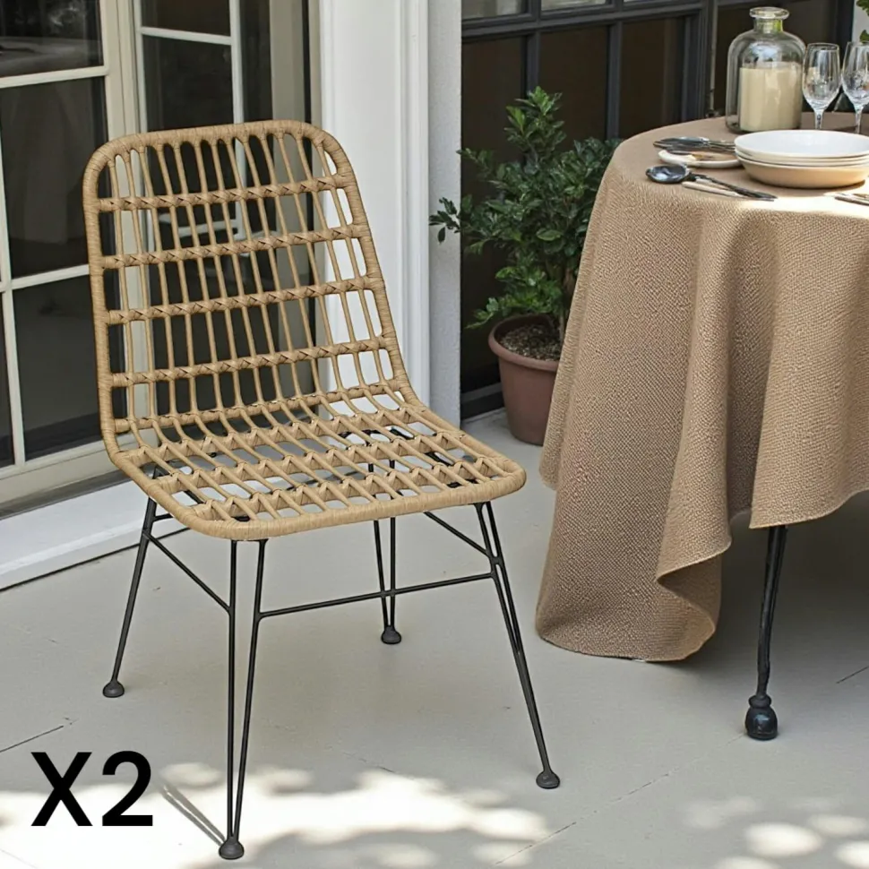 Fauteuil en rotin synthétique (lot 2) GRENADE
