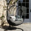 Fauteuil suspendu résine noire SOUTH BEACH