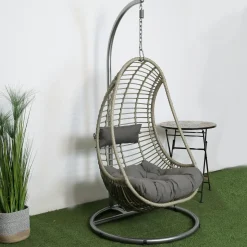 Fauteuil œuf suspendu blanc SOUTH BEACH