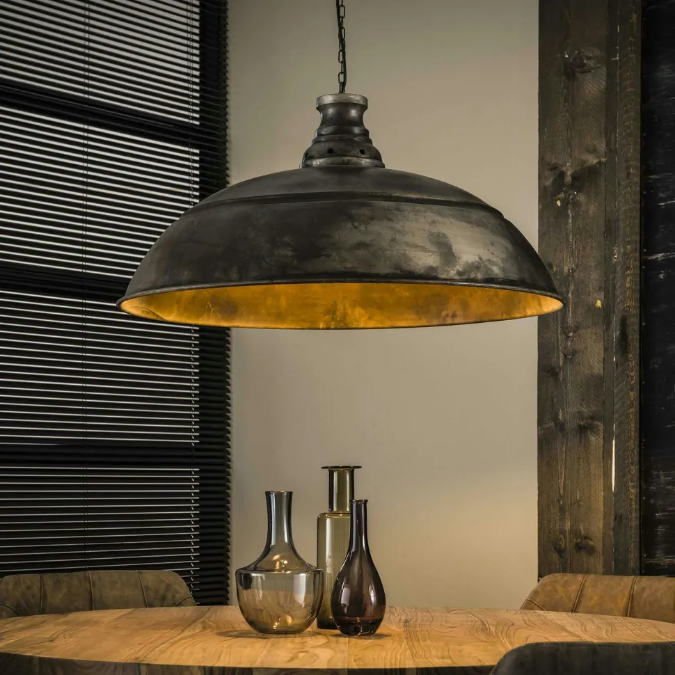 Grande suspension de table à manger en métal TRIBECA