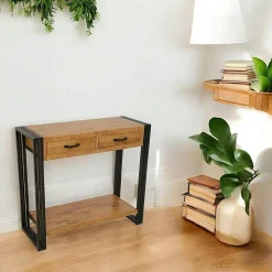 Jardinière en Zinc effet faux tiroirs (lot de 3)