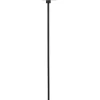 Lampadaire contemporain métal noir mat verre