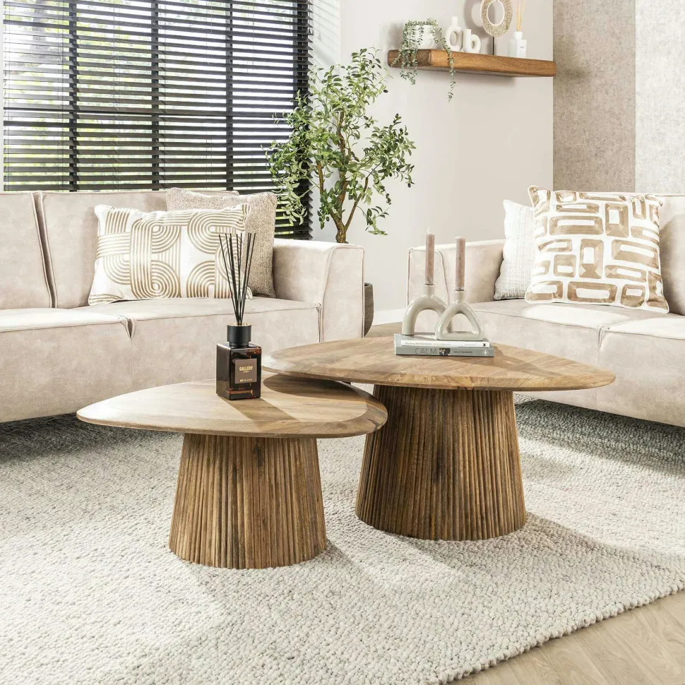 Lampadaire en bois de teck recyclé 145 cm JAVA