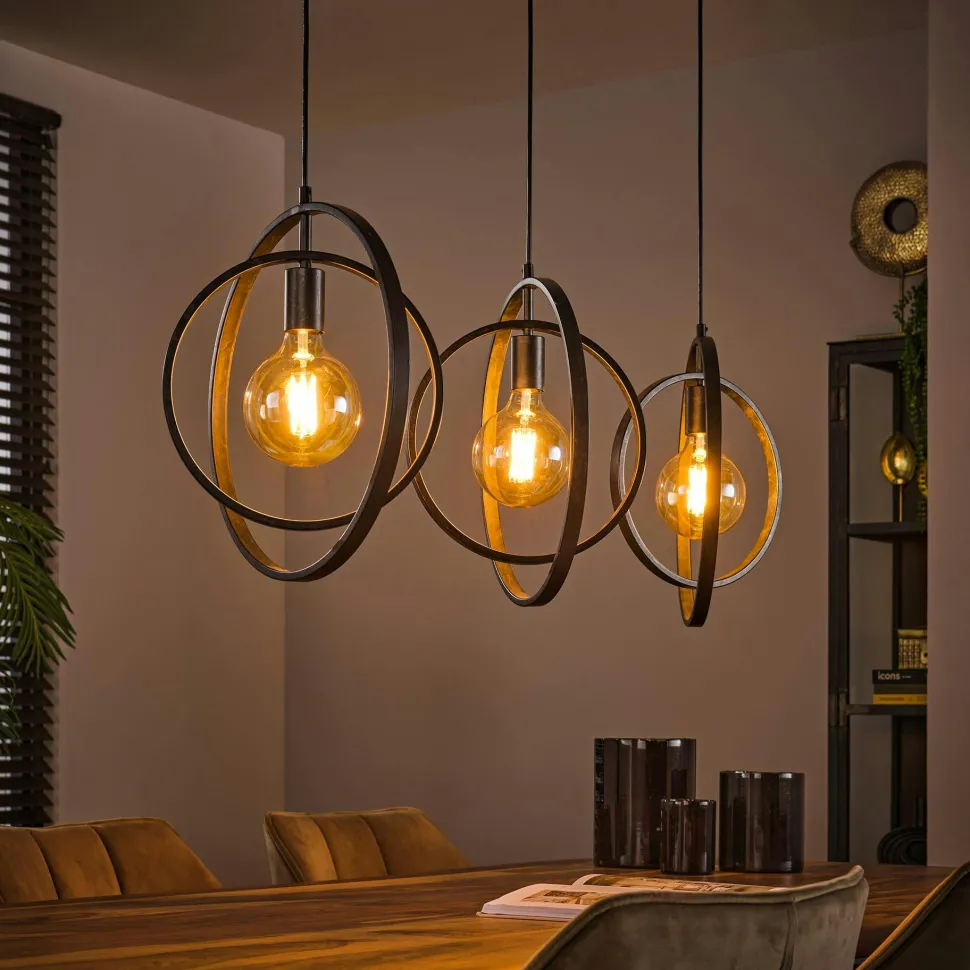Lampadaire ruban 3 abat-jours RALF