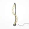 Lampadaire salon design – guirlande métal doré EDEN