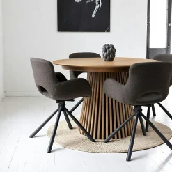 Lampadaire vintage cuivré avec abat-jour orientable SILE