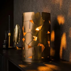 Lampe à poser cloche finition gris naturel ø 28 cm RALF