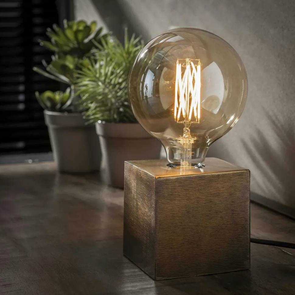 Lampe à poser industrielle forme globe RALF