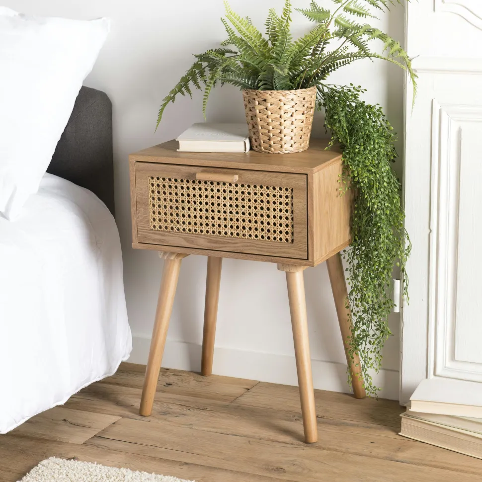 Lampe décorative pied bambou LUCKNOW