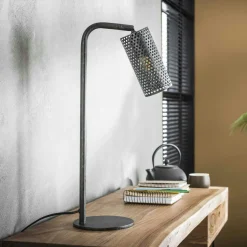 Lampe de salon corde nouée