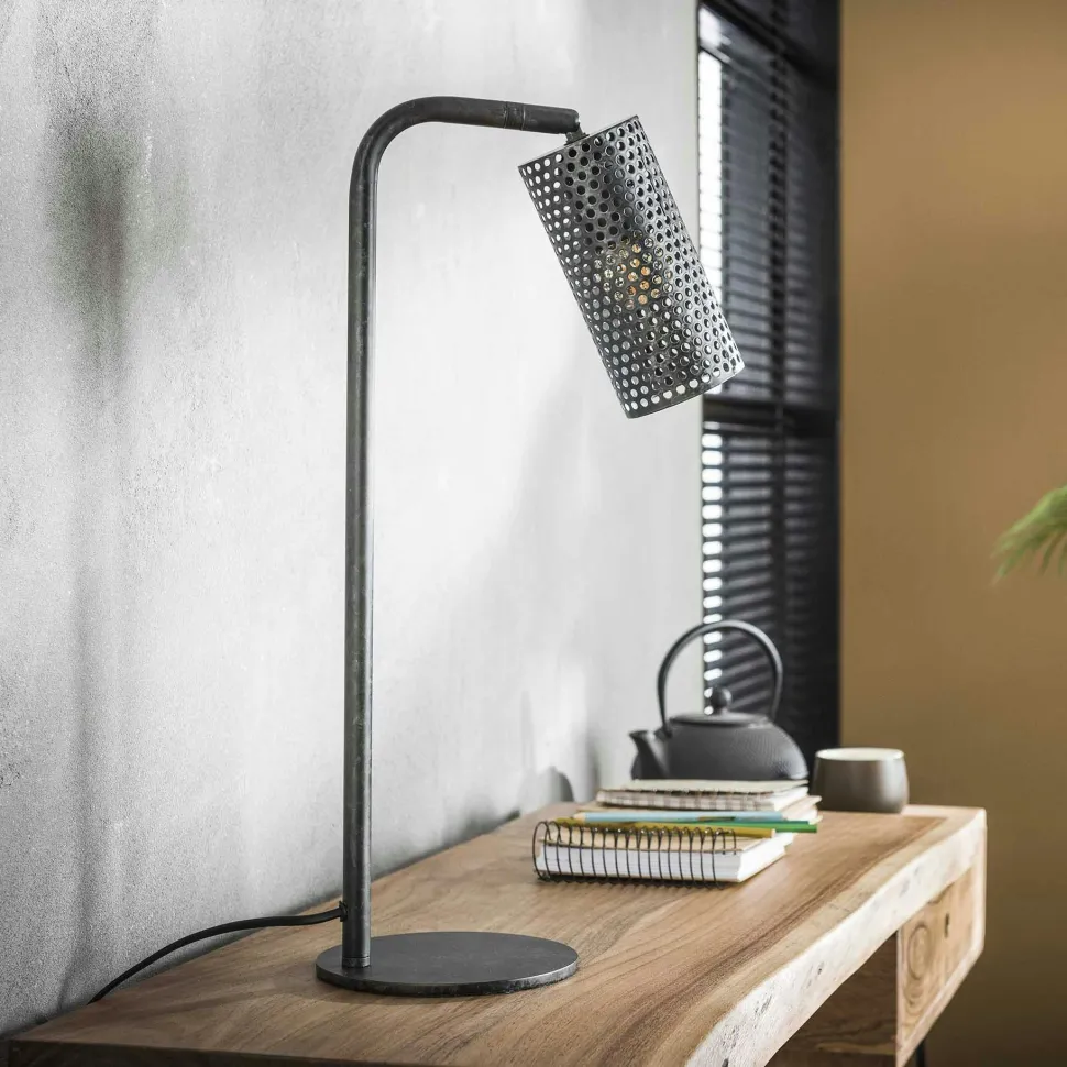 Lampe de salon corde nouée