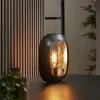 Lampe noire avec cadre épais 30 cm RALF