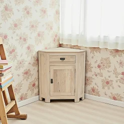 Meuble d'angle hévéa 88CM HELENA