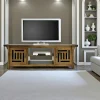 Meuble TV asiatique japonais hévéa 180cm MAORI