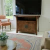 Meuble TV bois massif style colonial MAORI