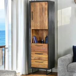 Meuble tv bois recyclé de bateau PHOENIX