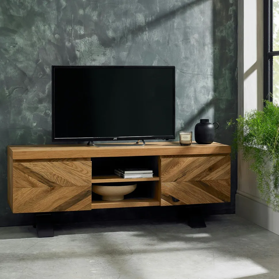 Meuble TV marron teck naturel CANADA