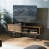 Meuble tv vintage 2 tiroirs 2 niches PADANG