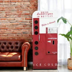 Meuble vintage distributeur boissons