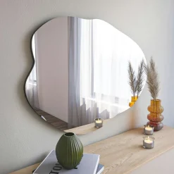 Miroir design organique forme libre 85 cm - style naturel CODY