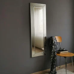 Miroir horizontal moderne chic - cadre rainuré 120 cm CODY