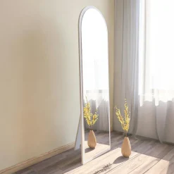 Miroir plein pied ovale noir 160 cm - mural ou à poser CODY