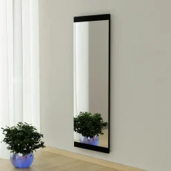 Miroir rectangulaire blanc 120 cm - à poser ou suspendre CODY