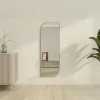Miroir rectangulaire noir - angles arrondis 120 cm CODY