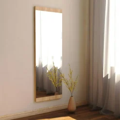 Miroir rectangulaire noir 120 cm - à poser ou suspendre CODY
