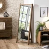 Miroir sur pied en bois de pin recyclé DENVER