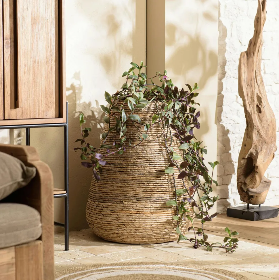 Panier de rangement / coffre en chanvre tressé (lot de 2) SWING