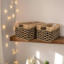 Petite commode 3 tiroirs et 3 niches décoratives JENA