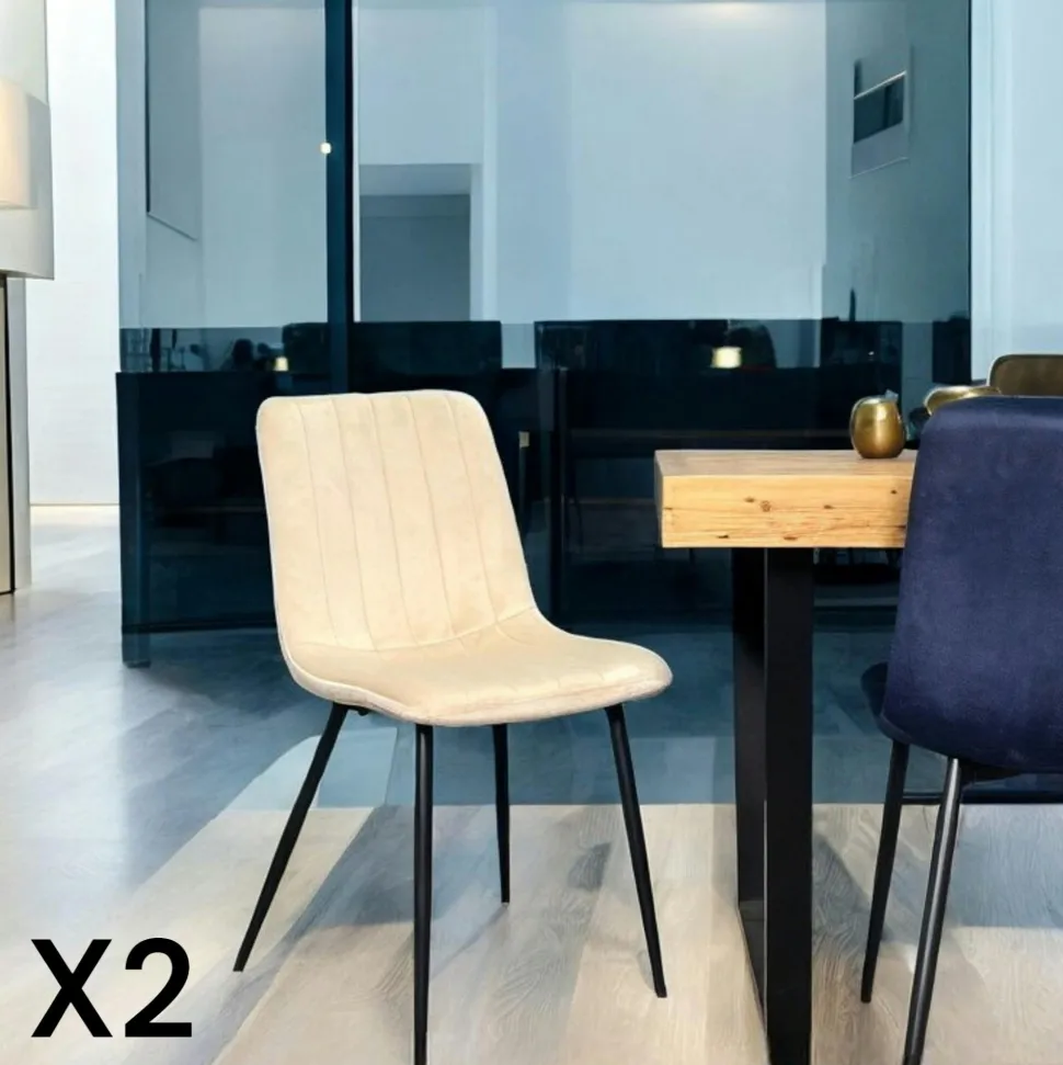 Petite table basse ronde teck recyclé structure filaire blanche SWING