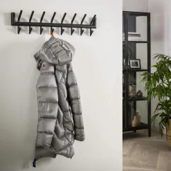 Portemanteau mural anthracite 16 patères RALF