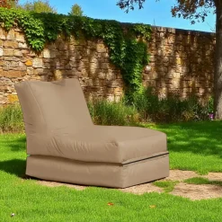 Pouf bain de soleil extérieur noir ARTA