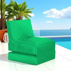 Pouf bain de soleil extérieur noir ARTA