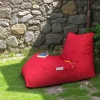 Pouf bain de soleil XXL imperméable – rouge ARTA
