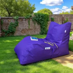 Pouf bain de soleil XXL imperméable – violet ARTA