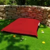 Pouf coussin de sol extérieur rouge - 100 cm ARTA