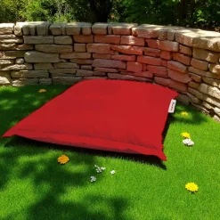 Pouf coussin de sol extérieur rouge - 100 cm ARTA