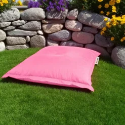 Pouf coussin de sol extérieur rose - 100 cm ARTA