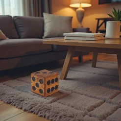 Pouf Dé Moderne 40cm Mindi MARRAKECH