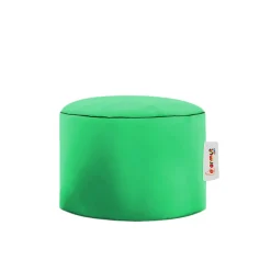 Pouf extérieur imperméable noir - forme ronde ARTA